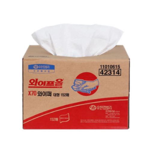 유한킴벌리 와이프올 X70 와이퍼 152매 1BOX (42314).jpg