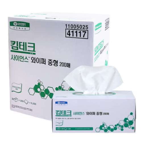 유한킴벌리 킴테크 사이언스 와이퍼 중형 200매 30카톤 1BOX (41117).jpg